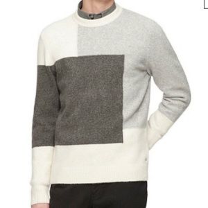 Men's Calvin Klein color block sweater Size M
